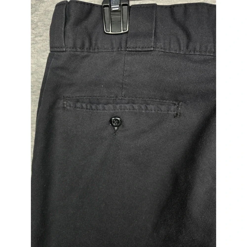 Dickies WP882 Slim Straight Work Pants Black 34x34 Men's Work Wear Flaws